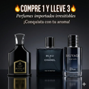 🔥 COMPRE 1 Y LLÉVESE 3 PERFUMES IMPORTADOS 🔥 Sauvage + Bleu de Chanel + Creed Silver (100ml)